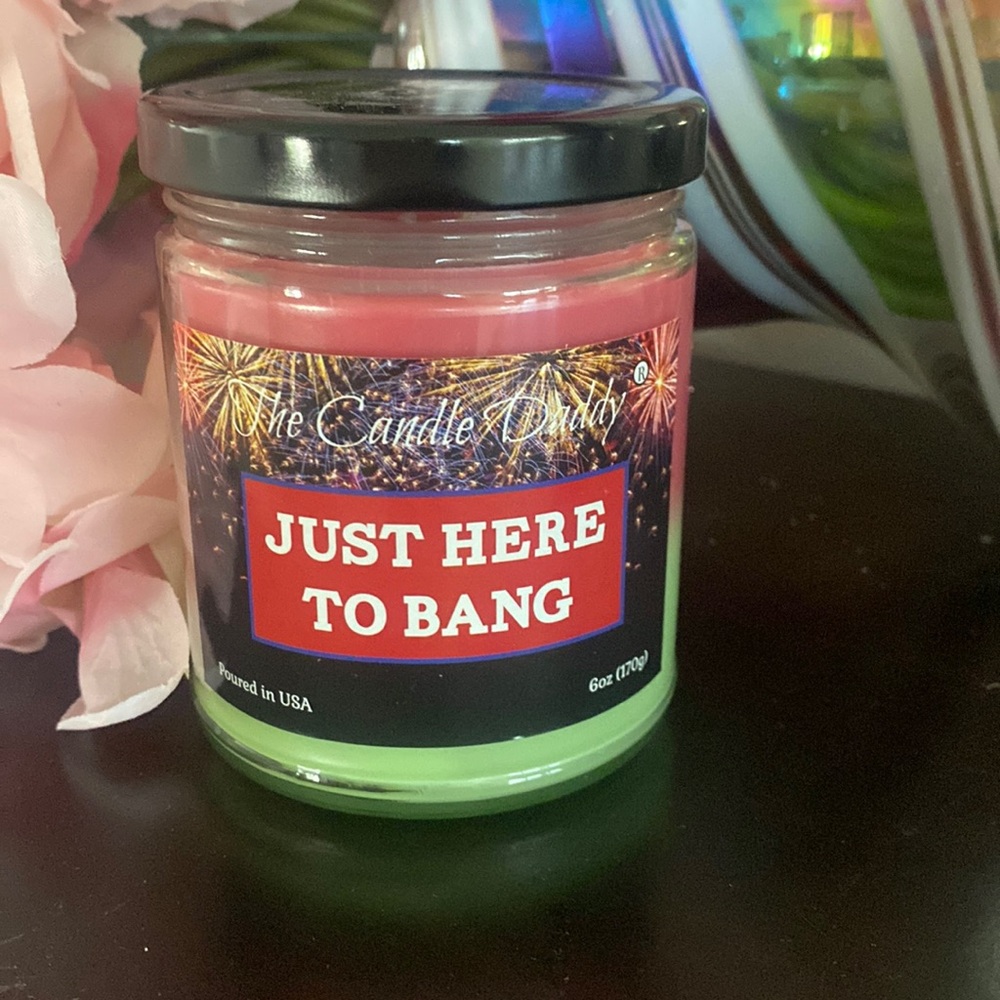 Watermelon scented candle